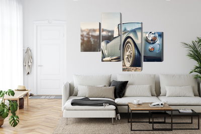 Ljuddämpande tavla - Classic retro car