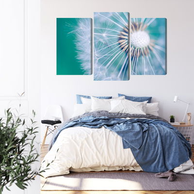 Ljuddämpande tavla - Dandelion on a macro scale