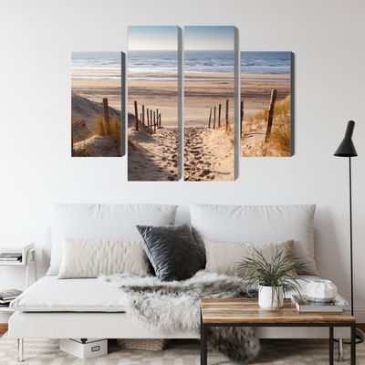 Ljuddämpande tavla - Sandy path to the north sea