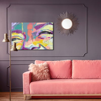 Ljuddämpande tavla - Oil portrait painting