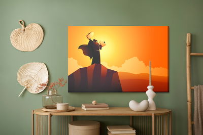 Ljuddämpande tavla - Moses and the ten