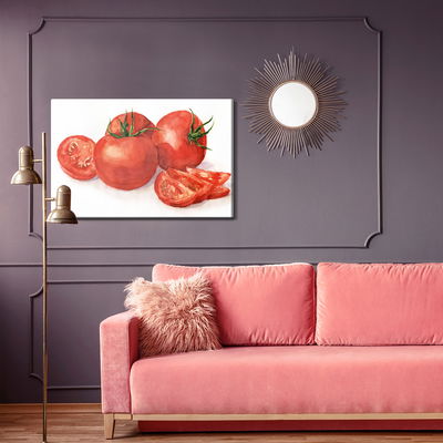 Ljuddämpande tavla - Tomatoes painted