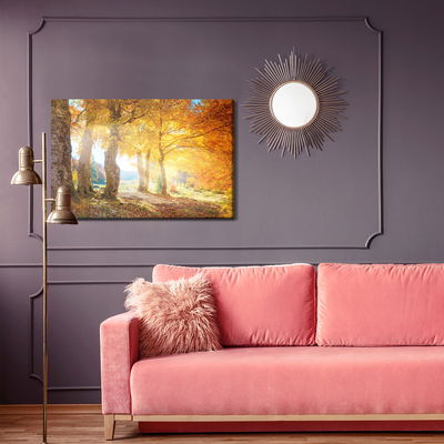Ljuddämpande tavla - Warm autumn landscape