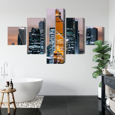 Ljuddämpande tavla - Panorama of moscow city