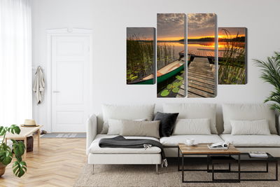 Ljuddämpande tavla - Summer sunrise