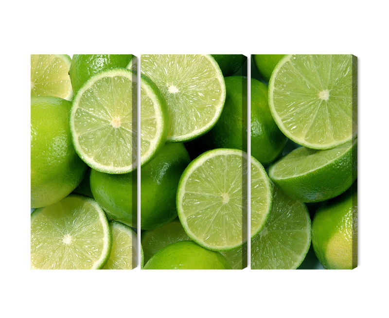 Ljuddämpande tavla - Lime halves