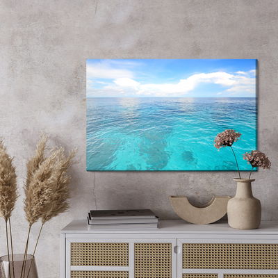 Ljuddämpande tavla - Paradise sea and sky