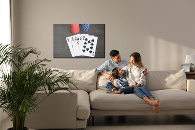 Ljuddämpande tavla - Poker and chips