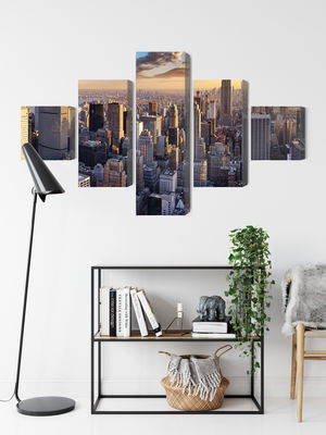 Ljuddämpande tavla - 3d panorama of New York city