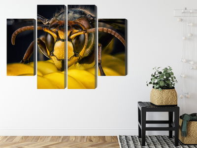 Ljuddämpande tavla - Wasp on a macro scale