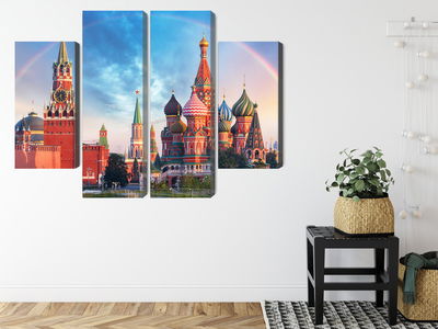 Ljuddämpande tavla - Panorama of the red square