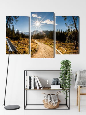 Ljuddämpande tavla - A sunny day in the tatras 3d