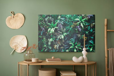 Ljuddämpande tavla - A garden full of tropical