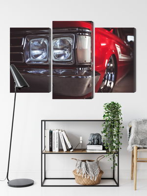 Ljuddämpande tavla - Headlight on an old car