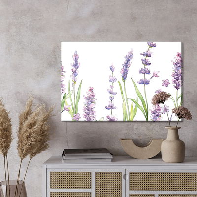 Ljuddämpande tavla - Watercolor lavender flowers