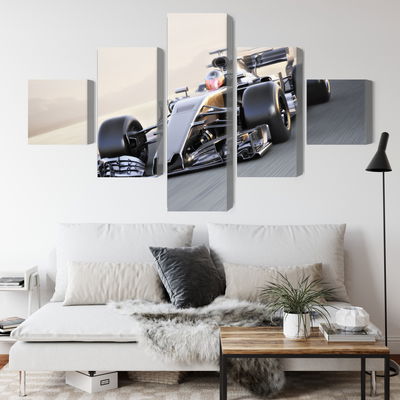 Ljuddämpande tavla - Formula 1 car