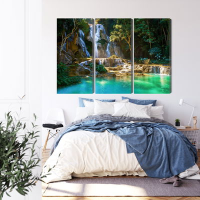 Ljuddämpande tavla - Kuang si waterfall
