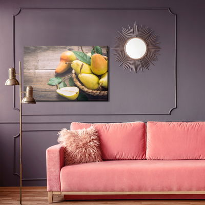 Ljuddämpande tavla - Pears in the basket