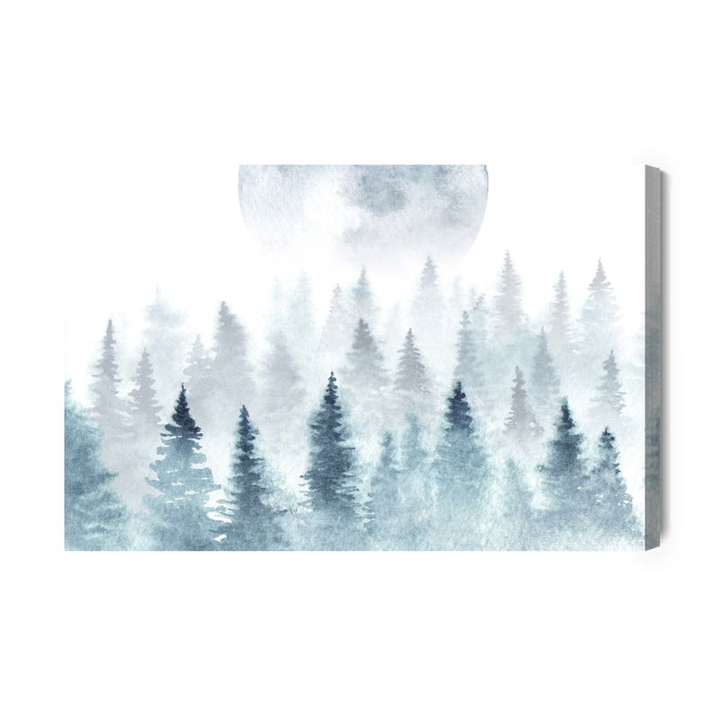 Ljuddämpande tavla - The moon over the misty