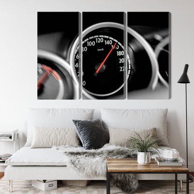 Ljuddämpande tavla - Car speedometer