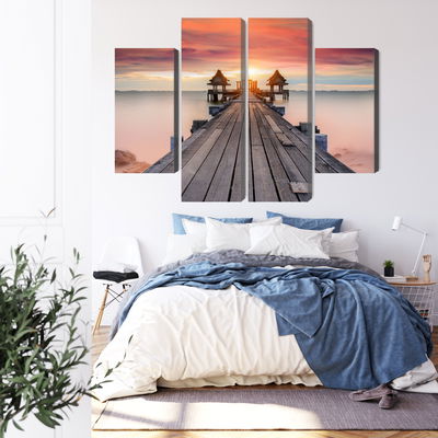 Ljuddämpande tavla - Hazy sea