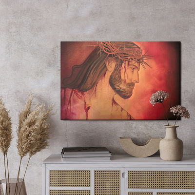 Ljuddämpande tavla - Jesus crucified