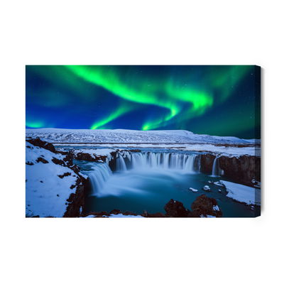 Ljuddämpande tavla - Northern lights above