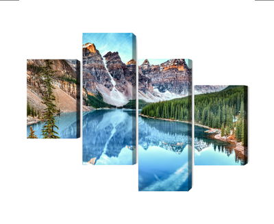 Ljuddämpande tavla - Moraine Lake in banff