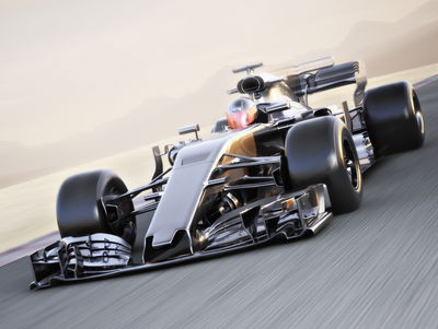 Ljuddämpande tavla - Formula 1 car