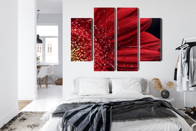 Ljuddämpande tavla - Flower petals on a macro