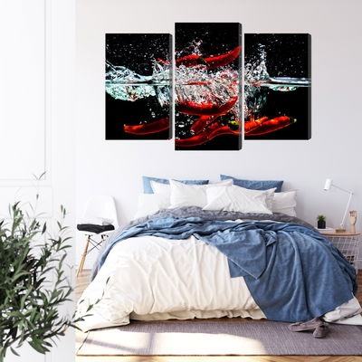 Ljuddämpande tavla - Chili in water