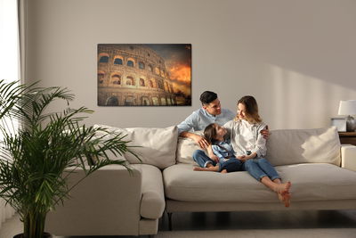 Ljuddämpande tavla - Roman Colosseum by night