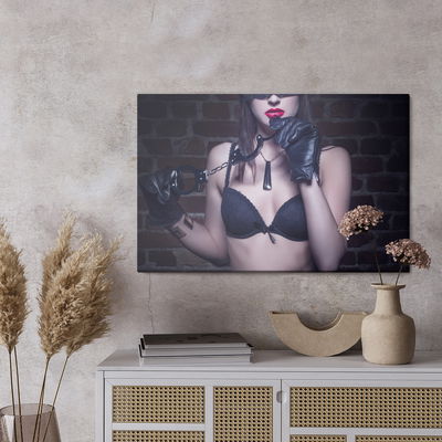 Ljuddämpande tavla - Woman in a mask