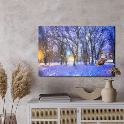 Ljuddämpande tavla - Winter in the park