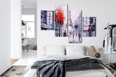 Ljuddämpande tavla - The view of the Paris street