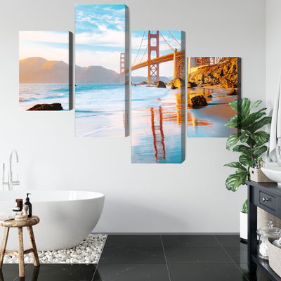 Ljuddämpande tavla - The Golden Gate bridge