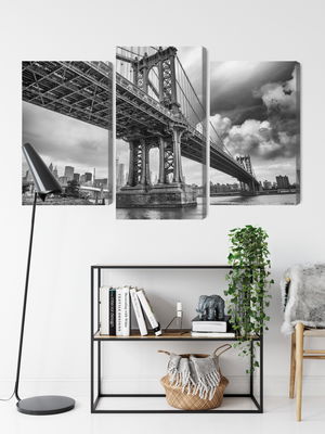 Ljuddämpande tavla - Manhattan bridge in New York