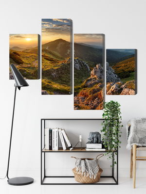 Ljuddämpande tavla - Bread mountain peak