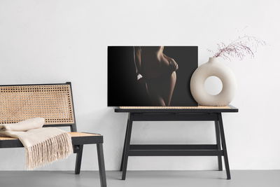 Ljuddämpande tavla - Silhouette of a woman