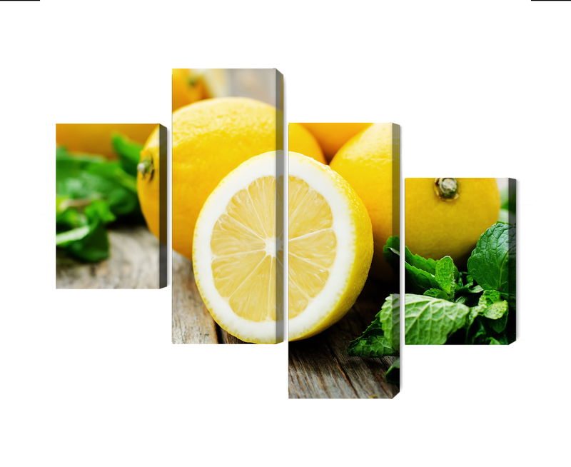 Ljuddämpande tavla - Lemon with mint