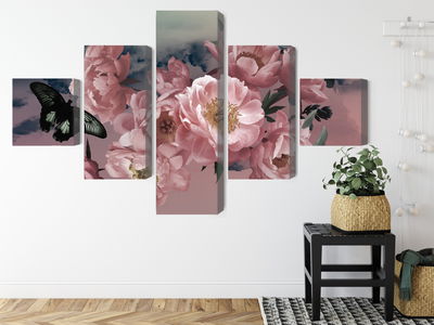 Ljuddämpande tavla - Bouquet of flowers