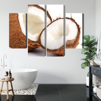 Ljuddämpande tavla - Coconut halves