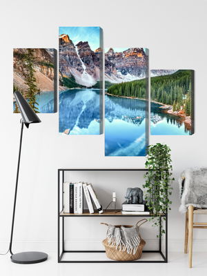Ljuddämpande tavla - Moraine Lake in banff