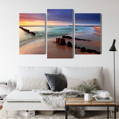 Ljuddämpande tavla - Sunrise over the baltic sea