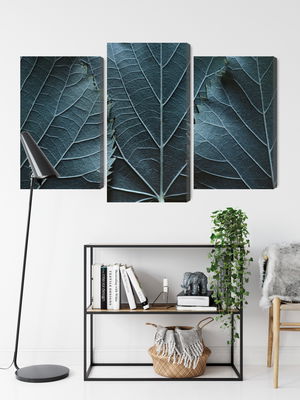 Ljuddämpande tavla - Leaves with a macro