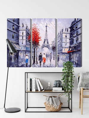 Ljuddämpande tavla - The view of the Paris street