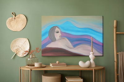 Ljuddämpande tavla - An abstract painting