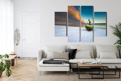 Ljuddämpande tavla - Fishing boat