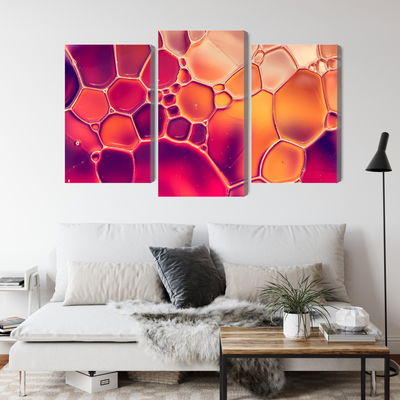 Ljuddämpande tavla - Water drops on a macro scale