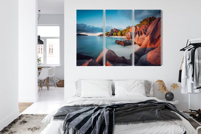 Ljuddämpande tavla - Beach in seychelles